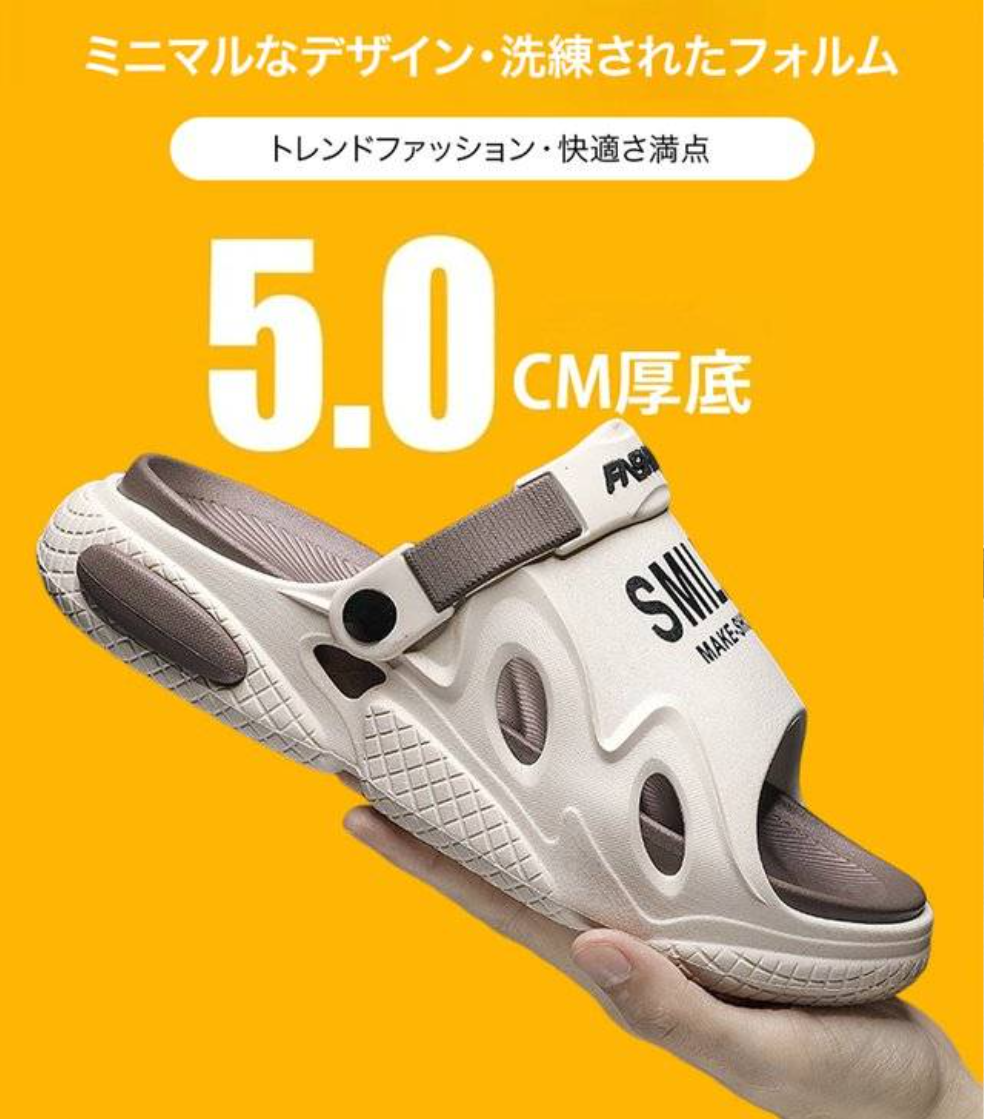 日本超人氣夏季外穿時尚厚底防滑休閒輕便兩穿涼拖鞋(男女兼用⏰買一送一) 日本超人氣夏季外穿時尚厚底防滑休閒輕便兩穿涼拖鞋(男女兼用⏰買一送一)